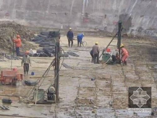 胡场镇我公司承建北京房山区水池地基注浆加固工程